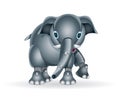 Robot elephant cub Royalty Free Stock Photo