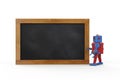 Robot with empty blackboard