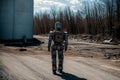 Robot explores nuclear disaster site no human risk