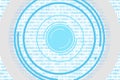 Robot eye artificial intelligence data visualization machine learning or data scan 3d-illustration