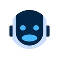 Robot Face Icon Shocked Face Emotion Robotic Emoji