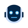 Robot Face Icon Shocked Face Emotion Robotic Emoji