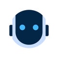 Robot Face Icon Silent Shocked Face Emotion Robotic Emoji