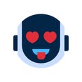 Robot Face Icon Smiling Face Emotion Robotic Emoji