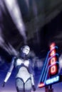 Robot female Royalty Free Stock Photo