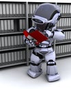 Robot filing documents