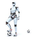 Robot football player