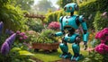 Robot Gardening in Flowerbeds