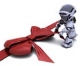 Robot with gift bow