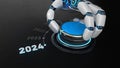 Robot Hand Control Knob 2024 Royalty Free Stock Photo