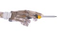 Robot hand with screwdriver, automation concept Royalty Free Stock Photo