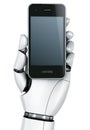 Robot hand with Smartphone