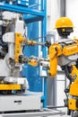 The Robot Worker: How a Robot Performs a Manual Task with Precision and Efficiency