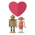 Robot happy valentine