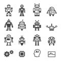 Robot icons