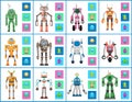 Robot Industry Collection, Vector Illustrations