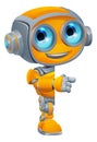 Robot Mascot Cartoon Cute Fun Alien Character Man