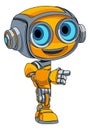 Robot Mascot Cartoon Cute Fun Alien Character Man