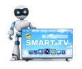 Robot and modern smart TV