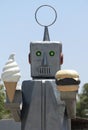 A Robot Named Sparky at Sparkys, a Roadside Attraction in Hatch