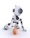 Robot playing american football