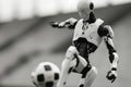 Robot Playing Soccer