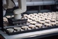 robot printing out series of parts, with each part requiring individual adjustments