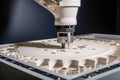 robot, printing small part using selective laser sintering technology