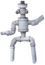 Robot Puppet Cutout Royalty Free Stock Photo