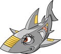 Robot Shark Vector