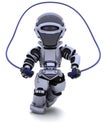 Robot skipping with rope