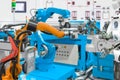 Robot in smart factory, Future technology concept