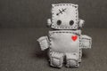 Robot Soft Toy. Royalty Free Stock Photo