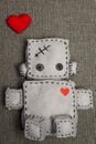Robot Soft Toy. Royalty Free Stock Photo