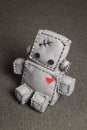 Robot Soft Toy. Royalty Free Stock Photo