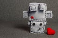 Robot Soft Toy. Royalty Free Stock Photo