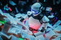 Robot sorting and analyzing documents