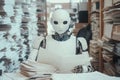 Robot sorting and analyzing documents