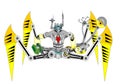 Robot spider terminator cyborg