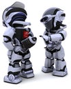 Robot switching power on Another Robot