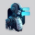 robot system Artificial intelligence Chatgpt Chatbot AI communicate, technology intelligent robot AI Chat GPT application software