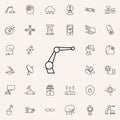 robot system icon. New Technologies icons universal set for web and mobile