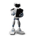 Robot with tablet