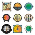 Robot technical Colorful meter icon