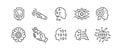 Robot Technology Icons Set