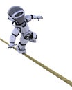 Robot on a tight rope