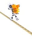 Robot on a tight rope
