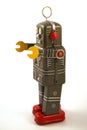 Robot tin toy Royalty Free Stock Photo