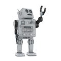 Robot tin toy Royalty Free Stock Photo