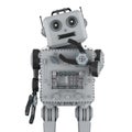 Robot tin toy Royalty Free Stock Photo